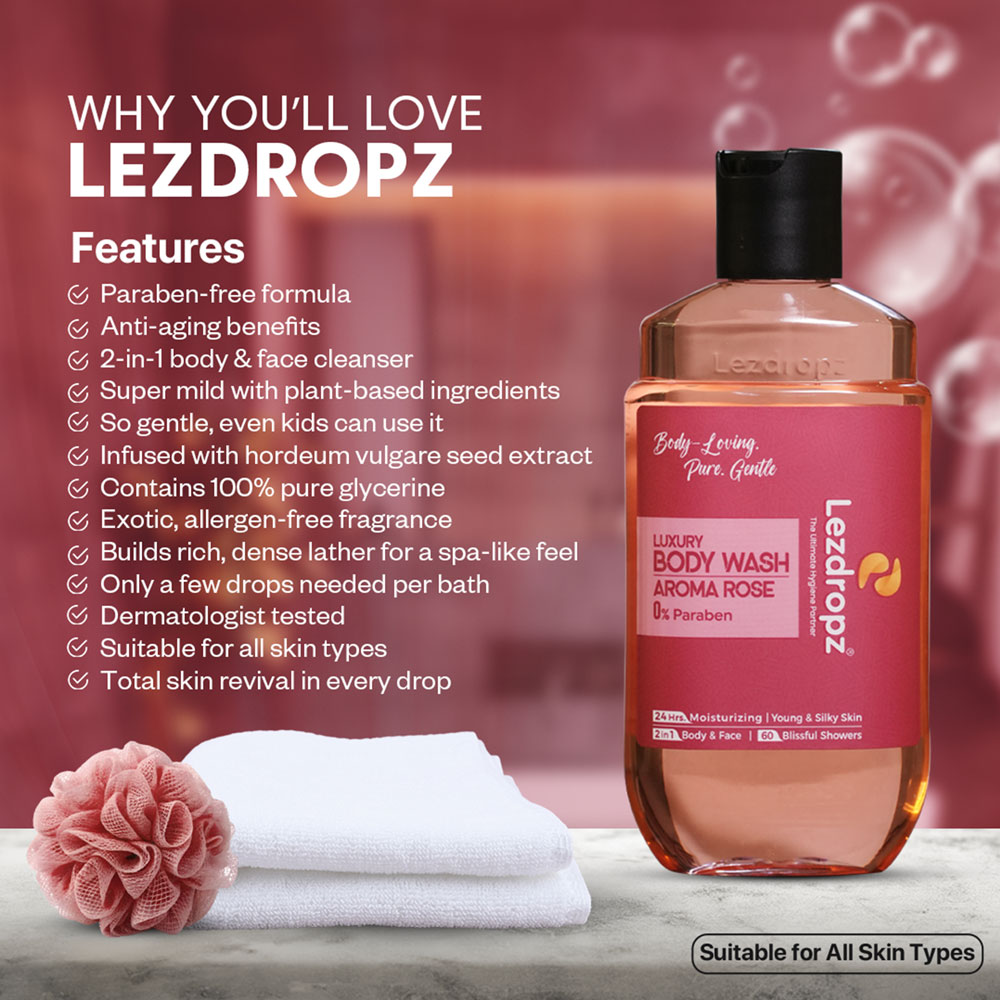 Aroma Rose Body Wash 5