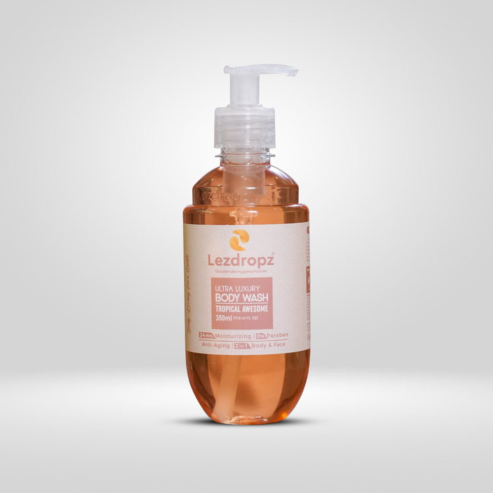 Lezdropz Tropical Awesome Body Wash – Natural Luxury Cleanse