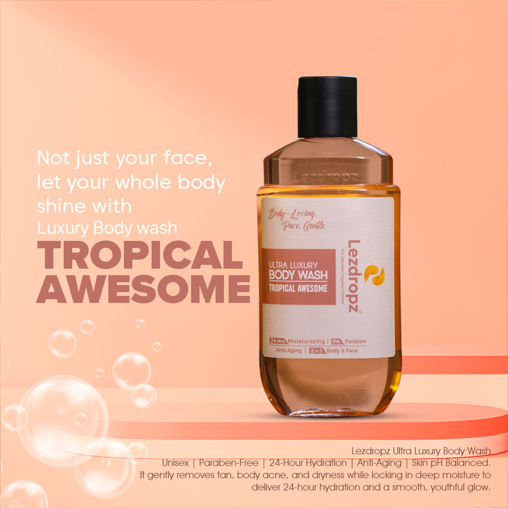 Tropical Awesome Body Wash - Lezdropz