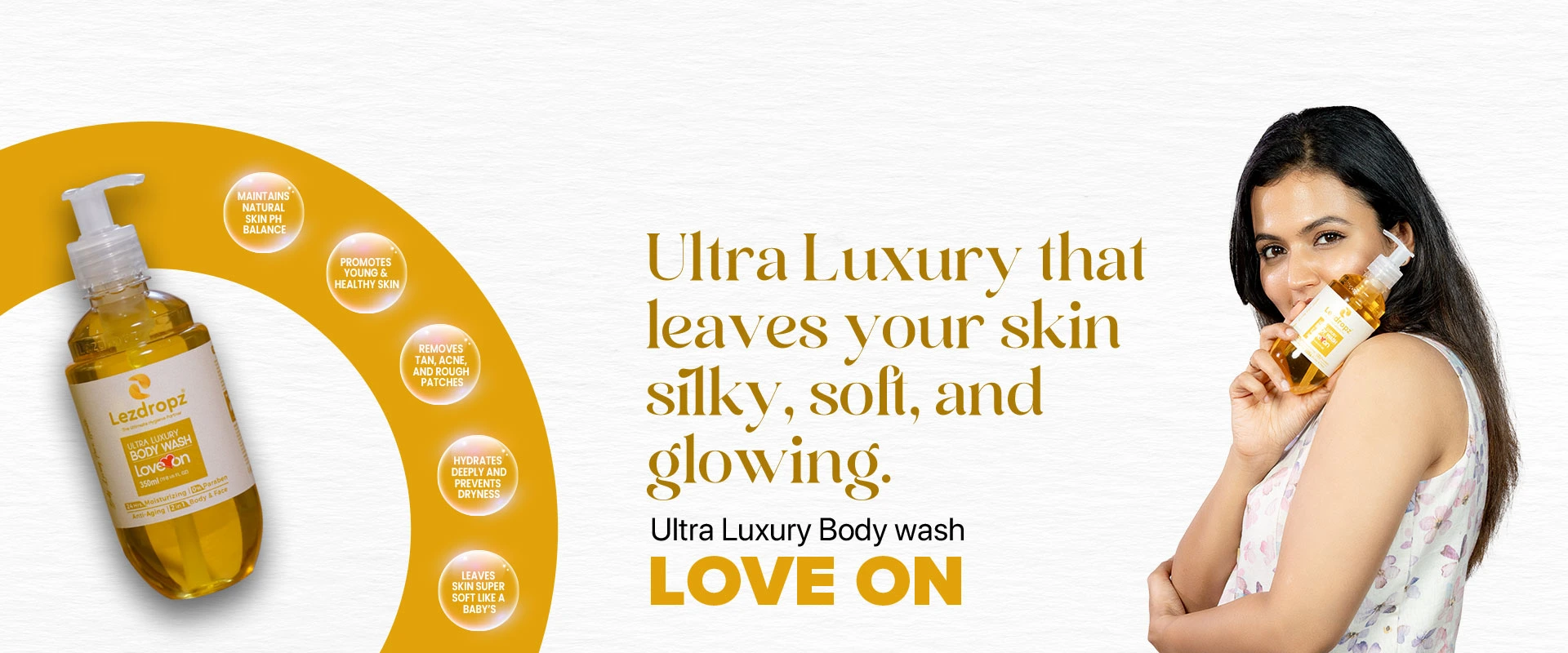 Lezdropz Dermatologically Tested Body Wash