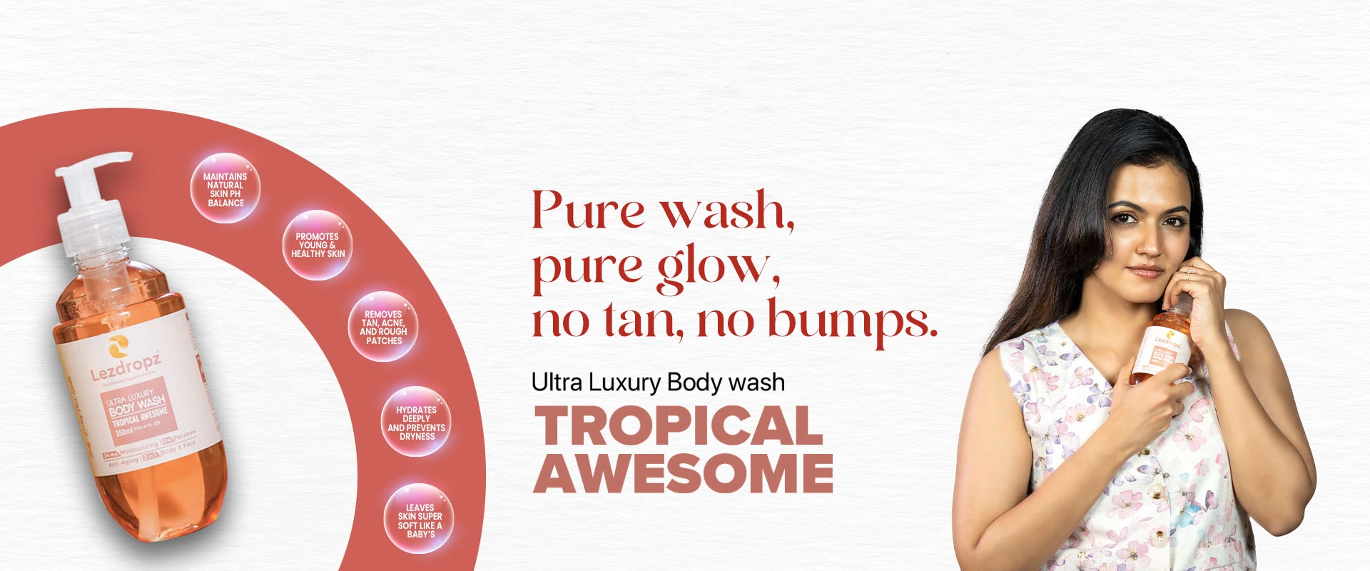 Lezdropz Paraben Free Body Wash & Hand Wash